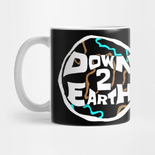 Down 2 Earth White Collection Mug